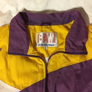 multicolor athletic windbreaker 😈